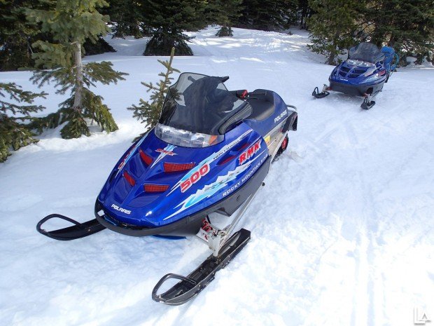 "Snowmobiling Clear Lake Snow Park"