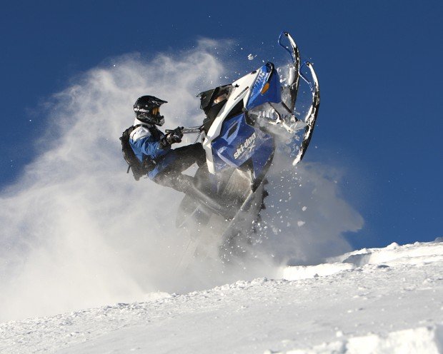 "Snowmobiling Eckler Mountain Snow Park"