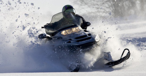 "Snowmobiling Elk Heights Snow Park"