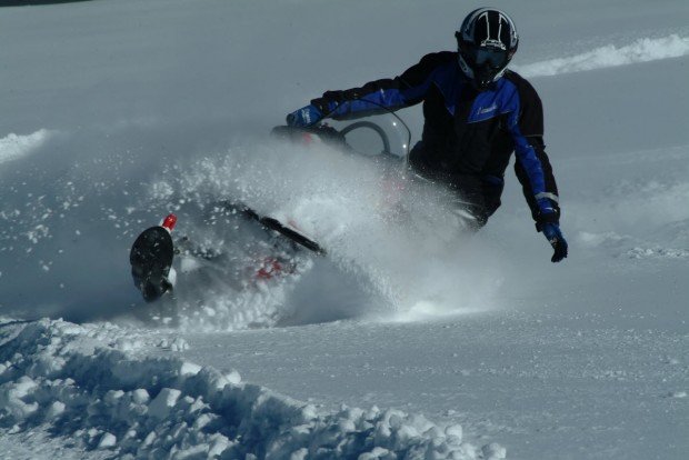 "Snowmobiling at Heavenly"