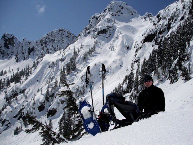 "Snowshoeing Snow Lake Trail"