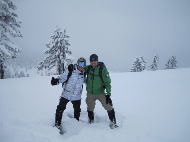 "Snowshoeing Snowshoeing Diamond-Head Trail"