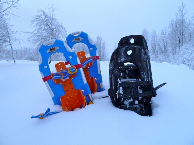 "Snowshoeing White Pass Pacific Crest Trail"