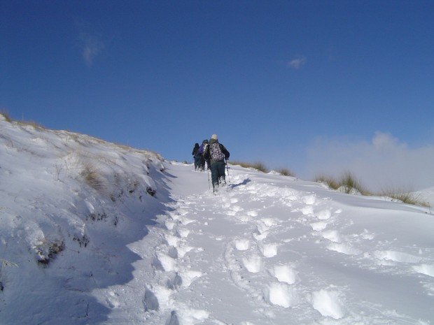 "Snowshoeing at Queenstown Otago"