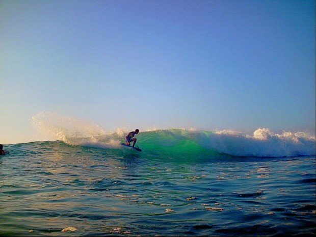 "Surfing Paia Bay"