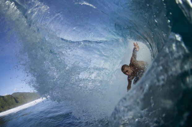 "Surfing at Big Lagoon"