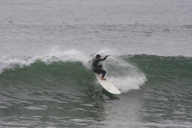 "Surfing at Bolsa Chica State Beach"