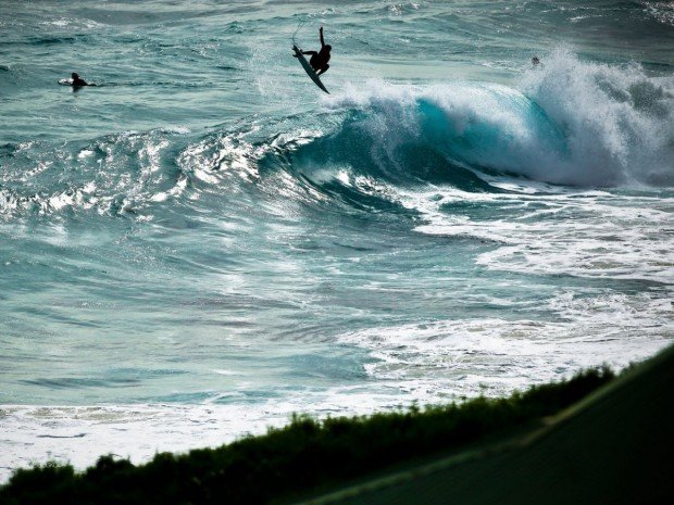 "Surfing at Wilson Creek"