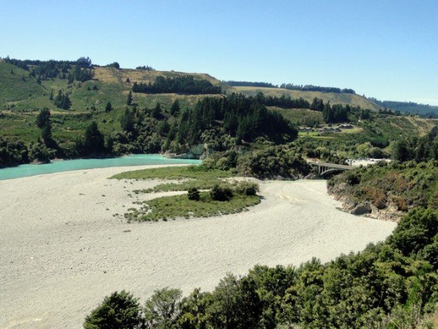 "View of Rakaia Gorge Walkway"