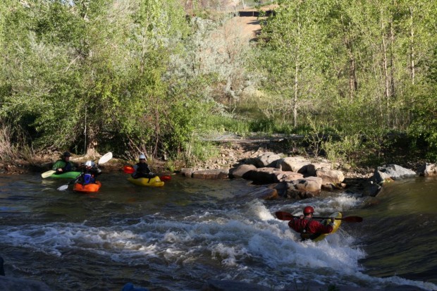 "White Water Kayaking at Breckenridge"