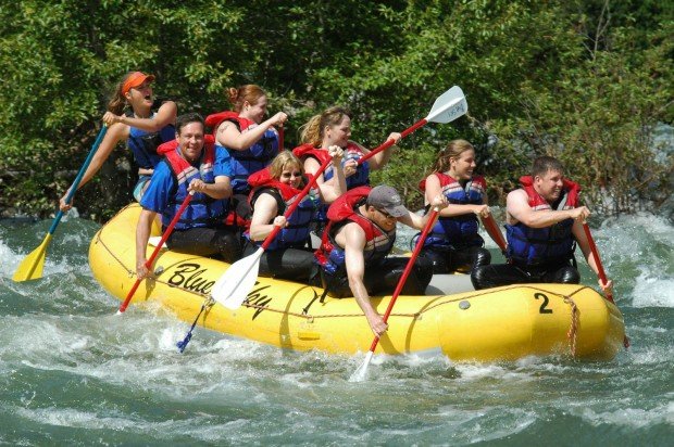 "Whitewater Rafting at Lake Wenatchee"