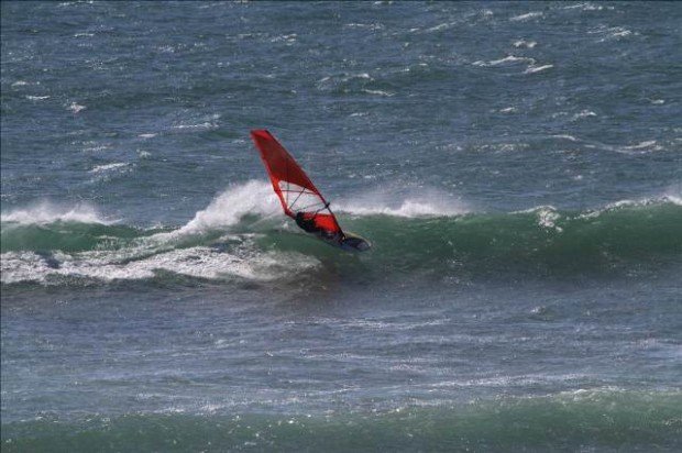 "Windsurfer in Action, SA"