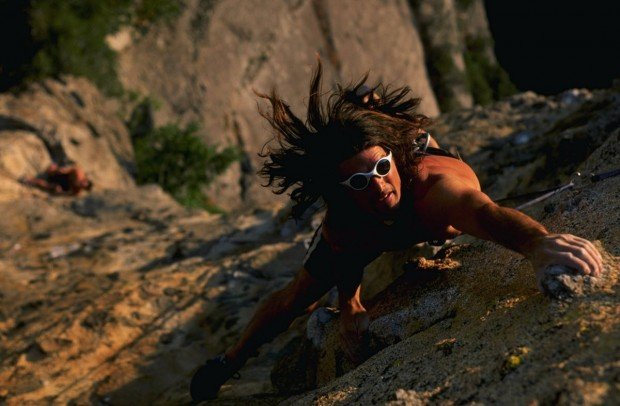 "It takes a lot of strength to climb on rocks at Yosemite National Park"