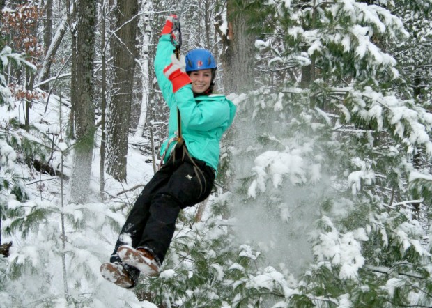 "Ziplining at Copper Mountain"