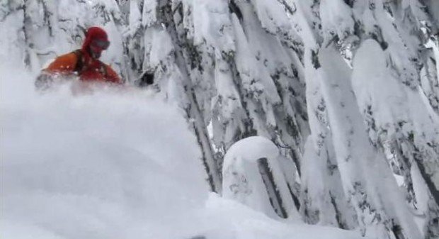 "Alpine Skiing at the Skyline Ridge Route"