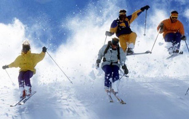 "Alpine Skiing at Belle Neige"