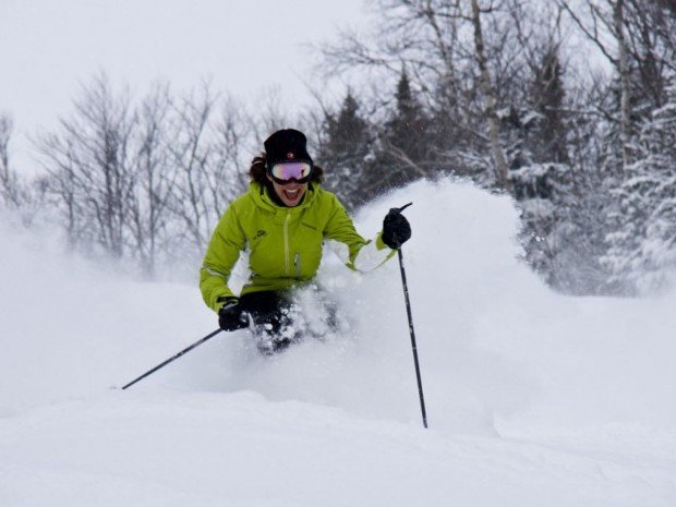 "Alpine Skiing at Centre de Ski Mont Bechervaise"