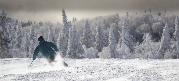 "Alpine Skiing at Ski Mont Orford"