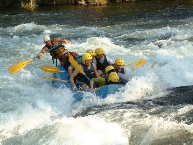 "Bikini Beach Rafting"