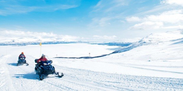 "Bjorkliden and Snowmobiling"