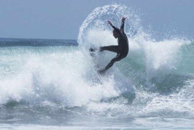 "Cahoon Hollow Beach Surfing"