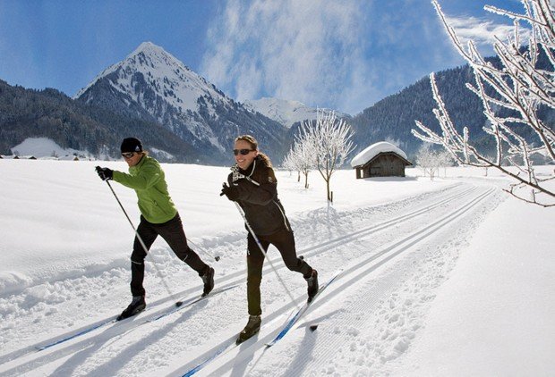 "Cross Country Skiing at Mont Blanc'