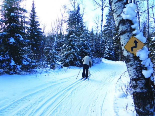 "Cross Country Skiing at Mont Orignal"