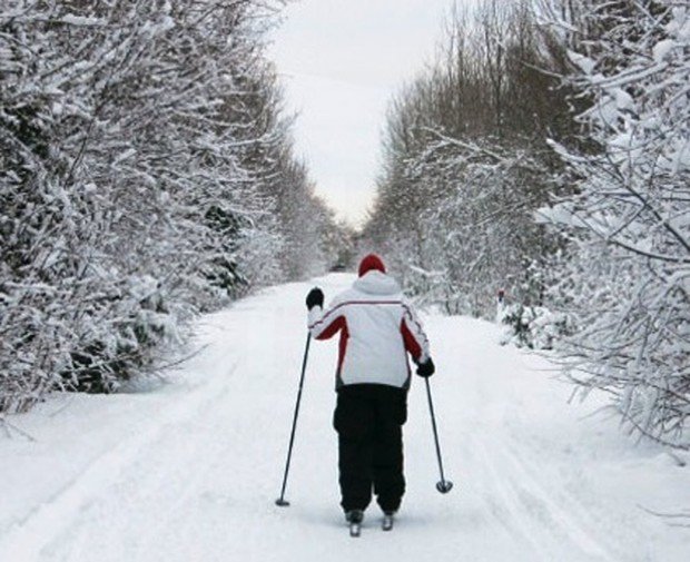 "Cross Country Skiing at Mont Sutton"