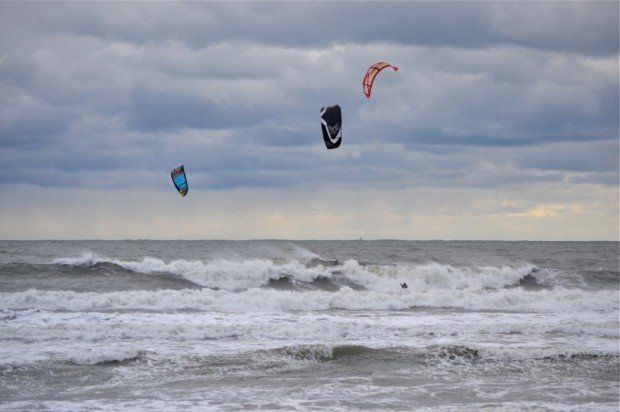 "Horseneck Beach, Kitesurfing"