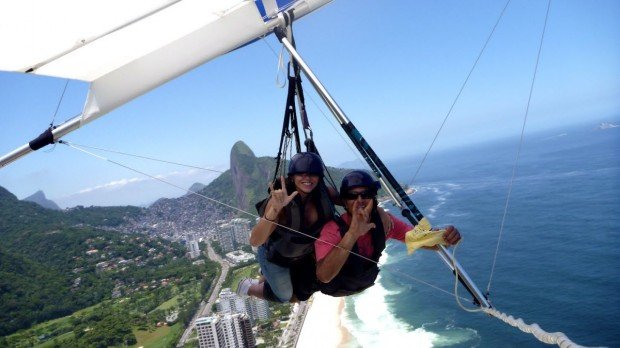 "Hang Gliders at Rio De Janeiro"