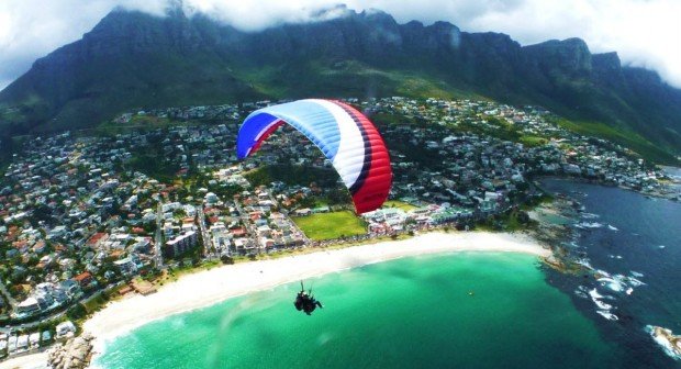 "Hermanus Paragliding amazing view"