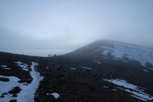 "Hiking on Mauna Kea"