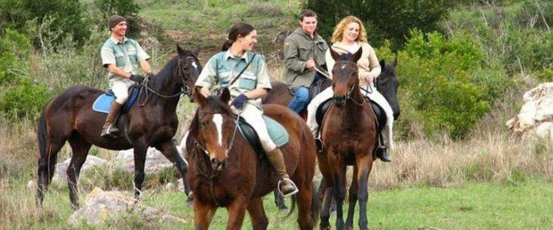 "Horseback Riders at Mossel Bay"