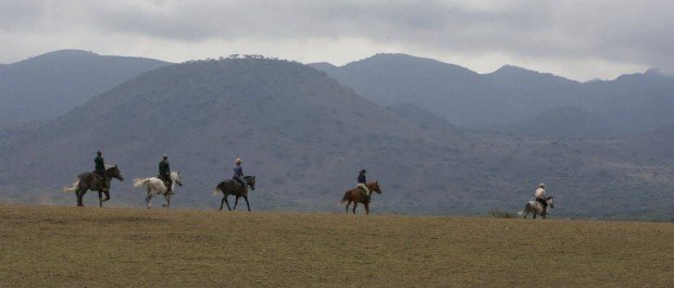 "Horseback Riding at Malindi Beach"