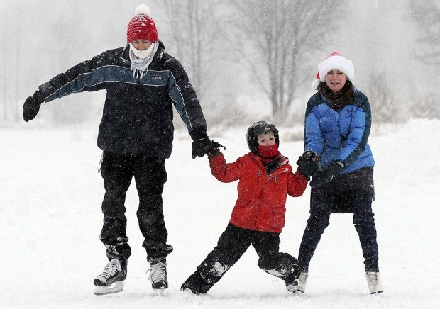 "Ice skating"