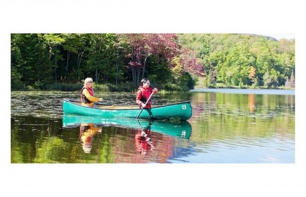 "Kayaking at Mont Orford National Park"