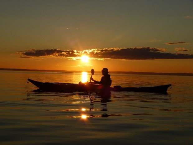 "Kayaking at Route Bleue de la Gaspesie"