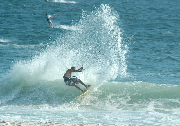 "Kitesurfing at Cabo Frio"