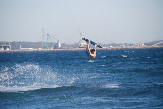 "Kitesurfing at Dunsborough"