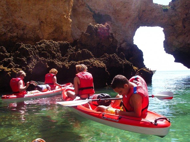 "Lagos, Algarve kayaking"