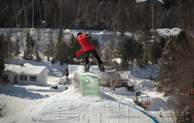 "Mont Garceau Snowboarding"