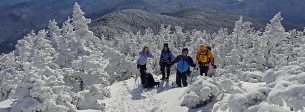 "Mont Gleason Snowshoeing"