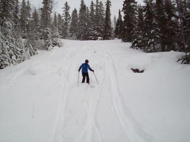 "Skiing at Mont Kanasuta"