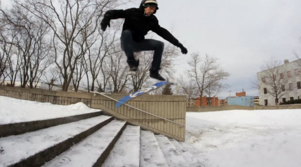 "Mont Orignal Snowskating"