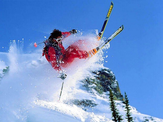 "Mont Tremblant Alpine Skier"