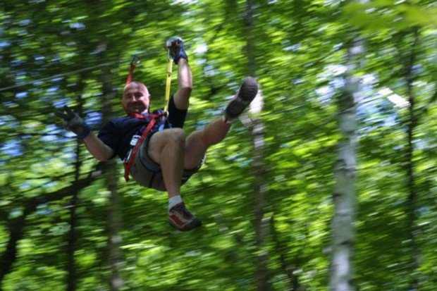 "Mont Tremblant Ziplining"