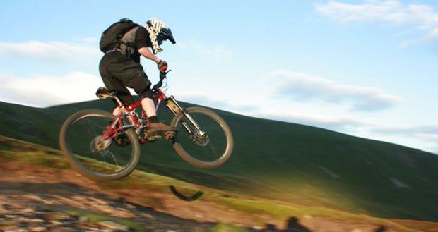 "Mountain Biking at Glenshee"