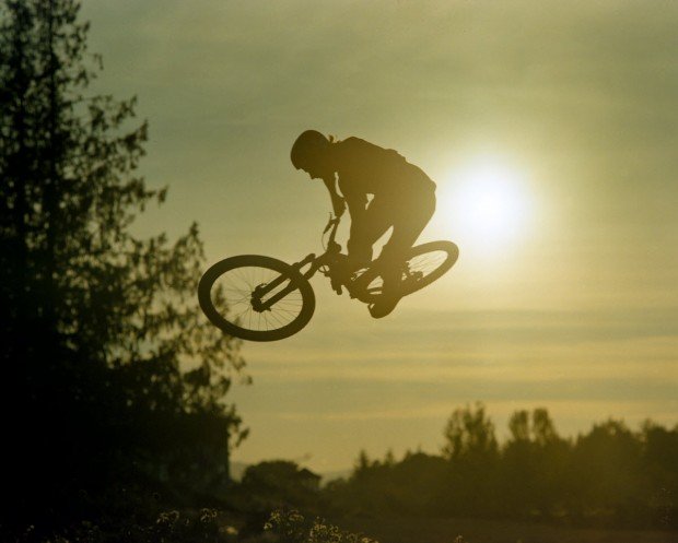 "Mountain Biking at Robinson Pass"