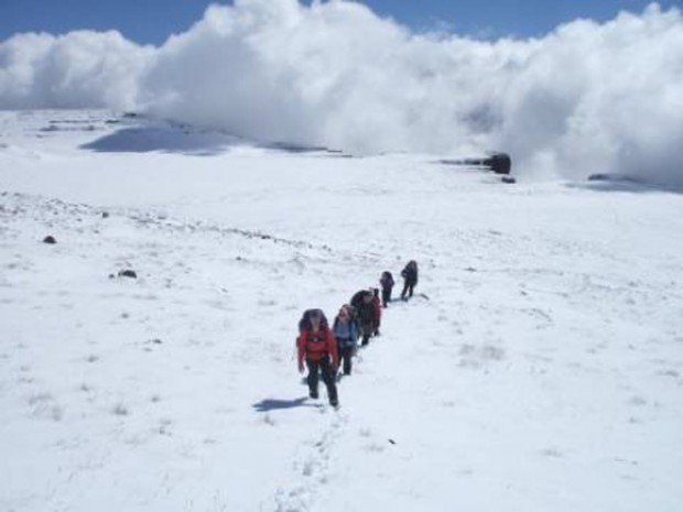 "Mountain Climbing at Matroosberg"