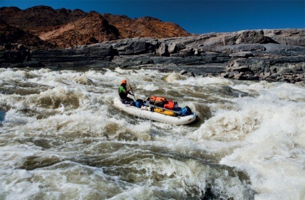 "Orange River, Green Kalahari White Water Rafting"